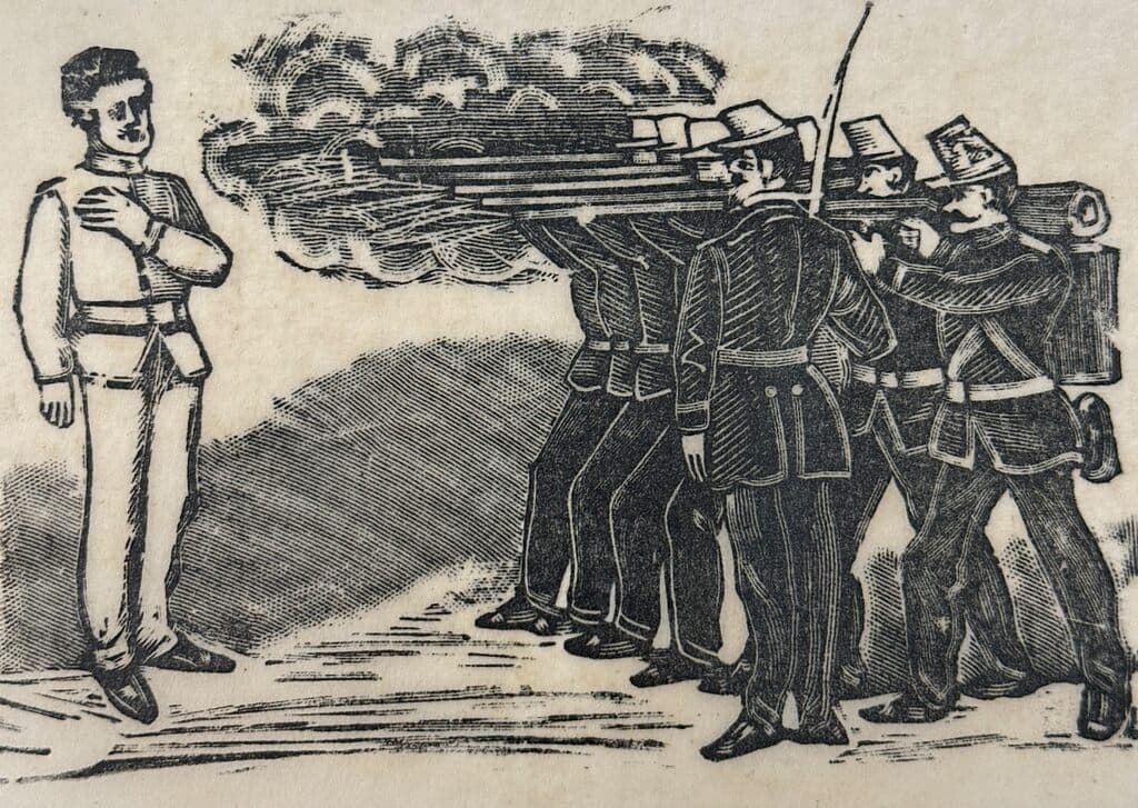 Original Woodcut on Rice Paper de José Guadalupe Posada - Woodcut print on handmade paper, Circa 1890