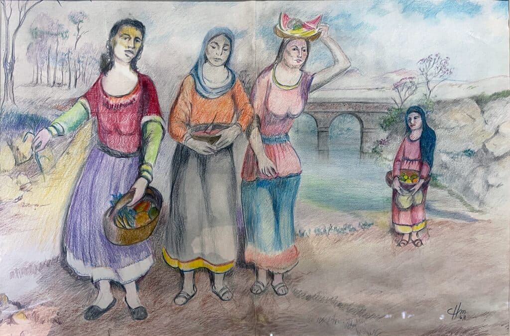 Sin título de José Chávez Morado - Watercolor on paper, 1968