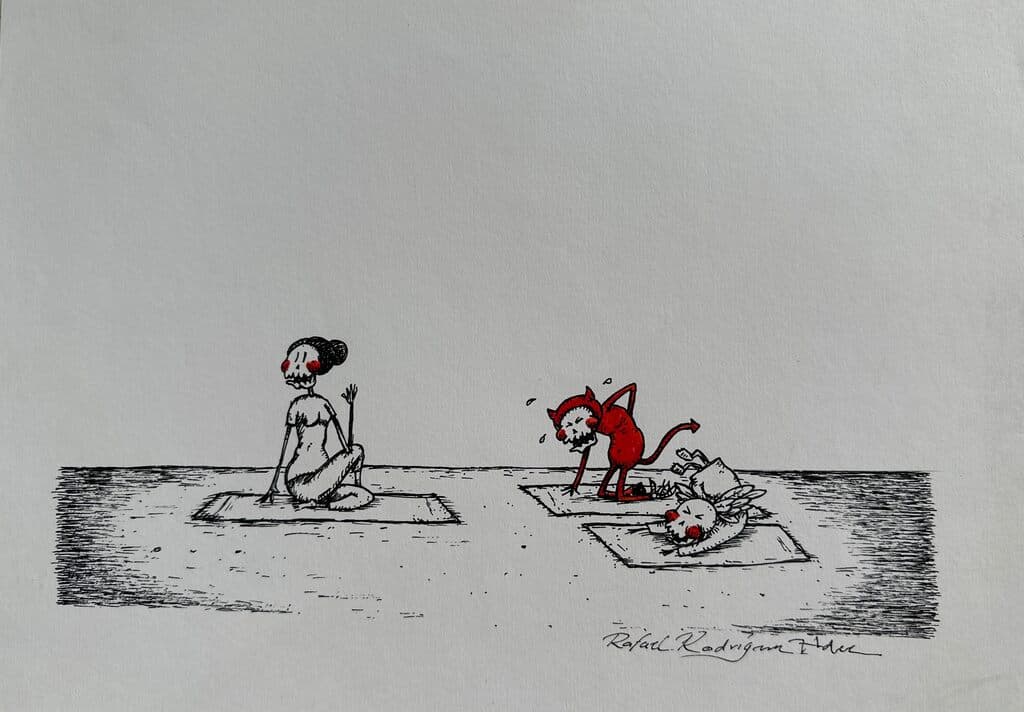 Sin título de Rafael Rodriguez - Ink on paper, 2020s