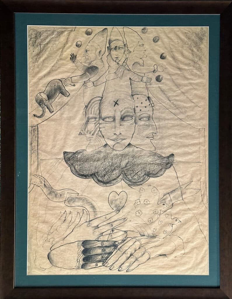 Sin título de Alejandro Colunga - Graphite on Paper, 1980s