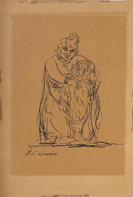 Woman Dancing with Ape de José Clemente Orozco