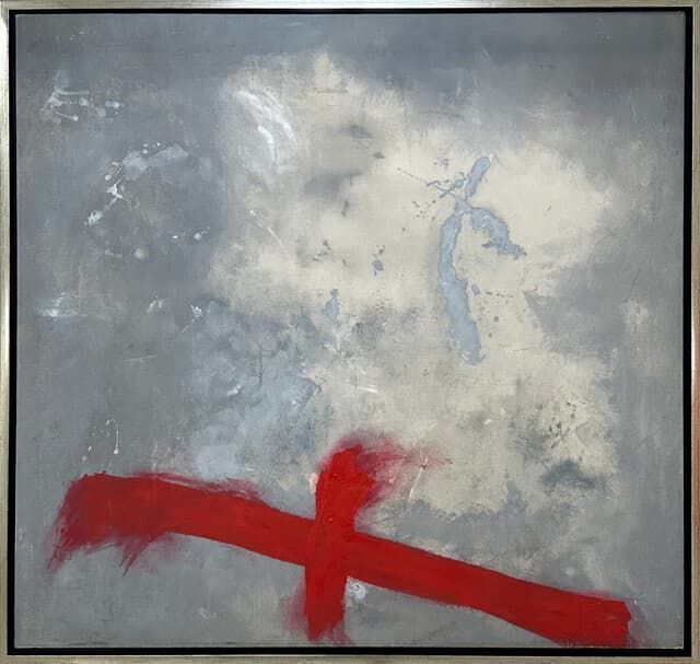 Cruz Vermella de Antoni Tàpies