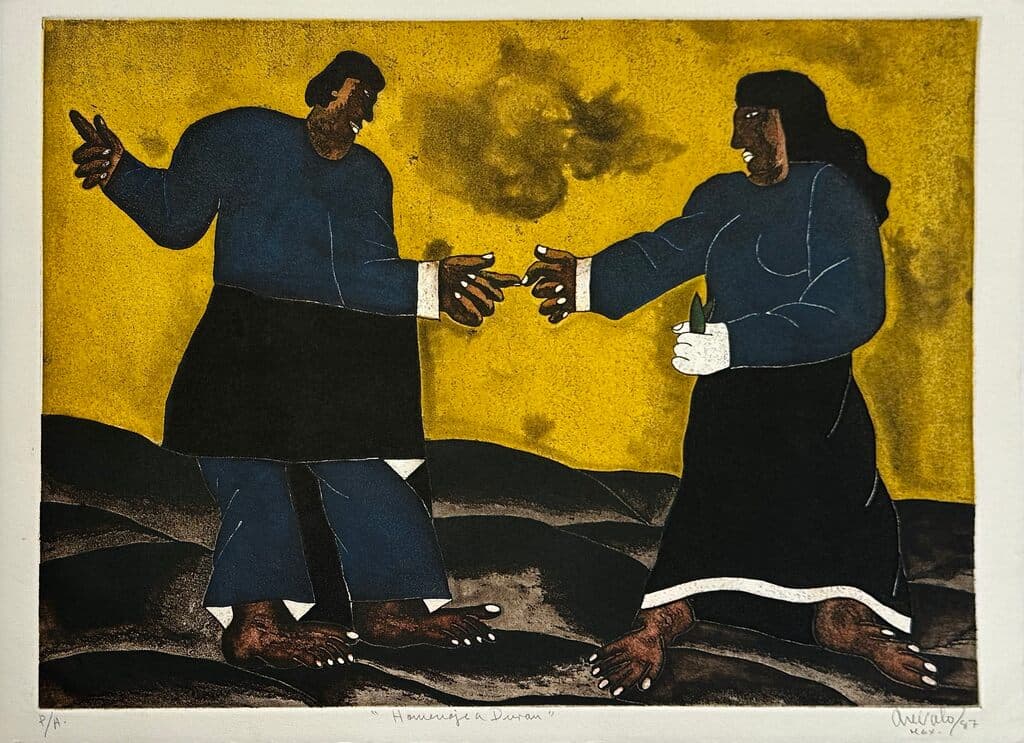 Homenaje a Duran de Javier Arevalo - EtchingHomena, 1987