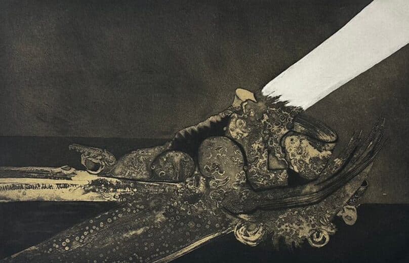 Sin título de Lucio Muñoz - Etching, 1975