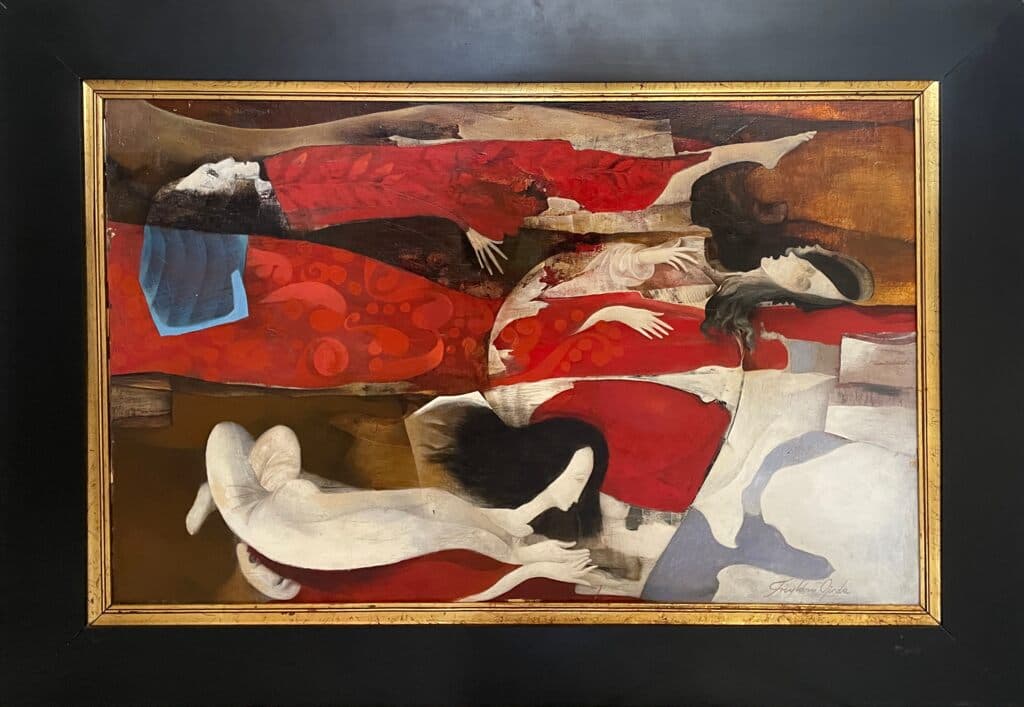 Viaje Unisexo de Froylan Ojeda - Oil on board, 1970