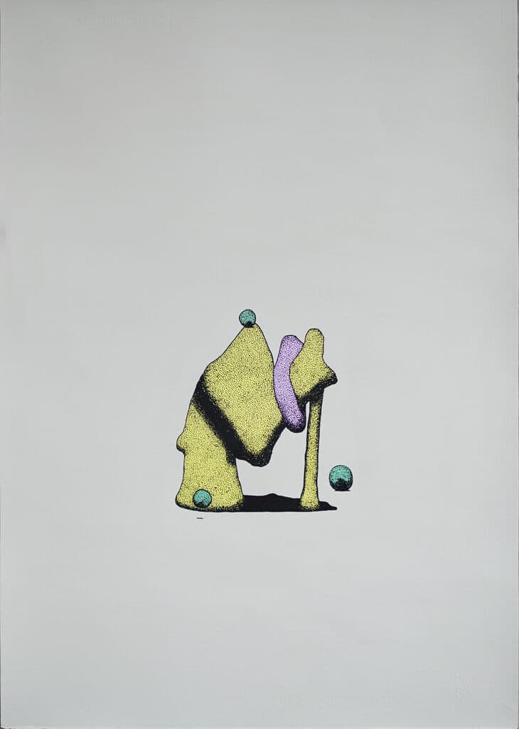 Landscape de Daniel Resendiz - Ink on paper, 2023