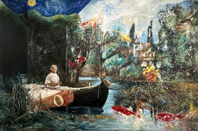 Matisse, Monet, Vangogh, Renoir, Pollock, mi Abuela y yo de Waldo Saavedra