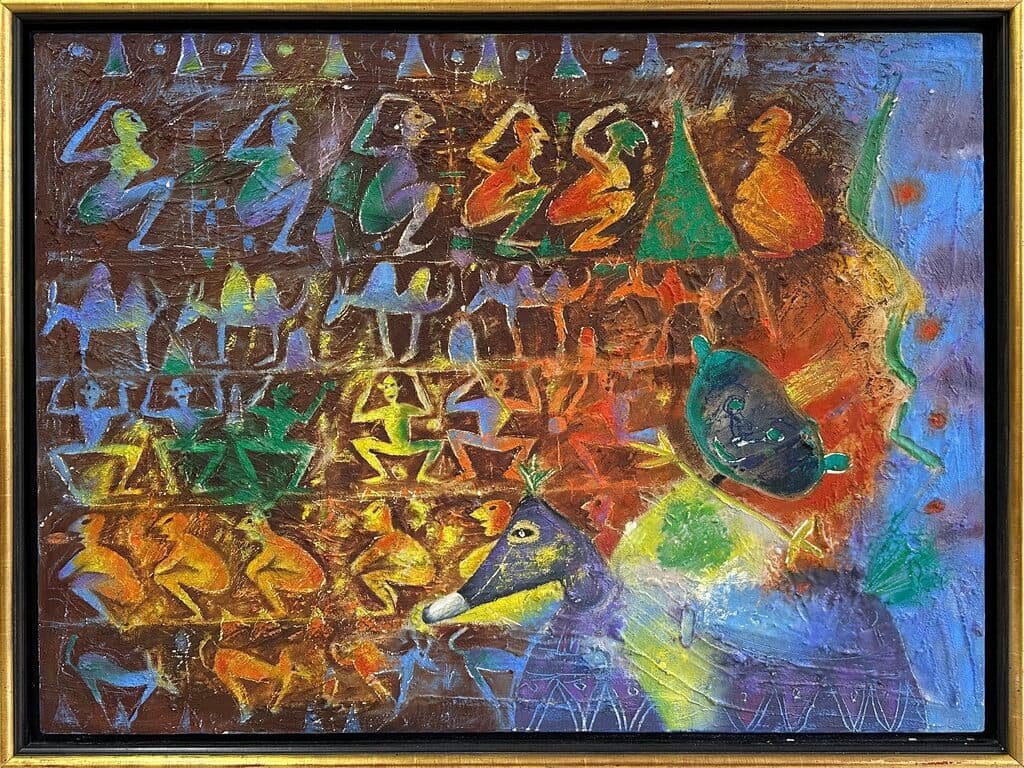 Sin título de Ruben Leyva - Oil on canvas, 1990s