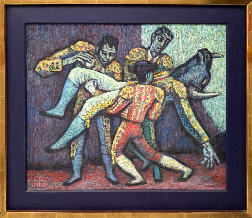 El Matador de Alfredo Zalce - Oil on masonite, 1963
