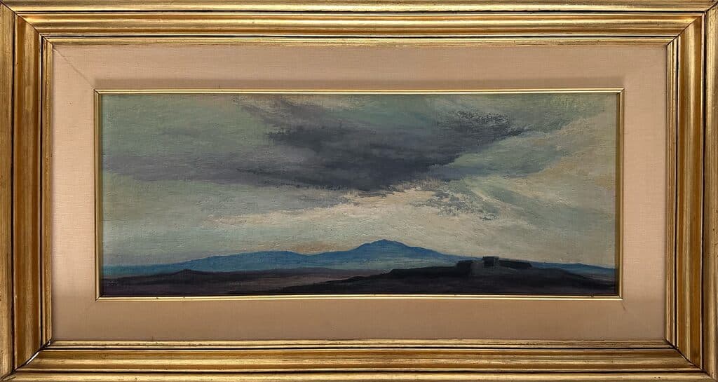 Paisaje de Feliciano Peña - Oil on canvas, 1970s-1980s