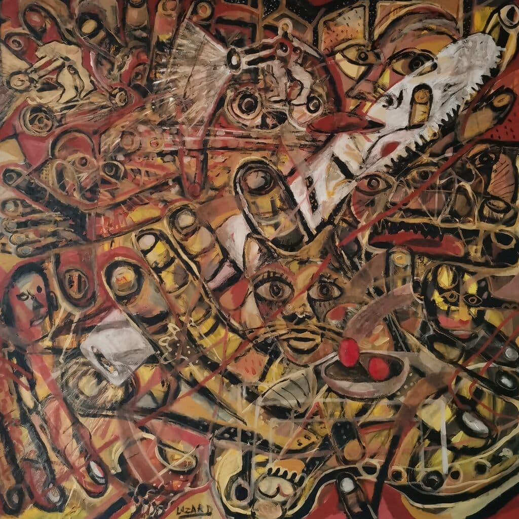 Temporada de Tigres de Alex Lazard - Mixed Media, 2022
