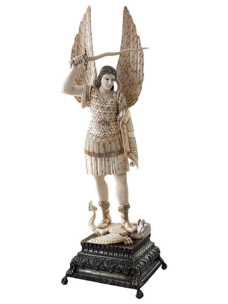 San Miguel de Arcángel de Unknown Artist - Ivory, Siglo XIX
