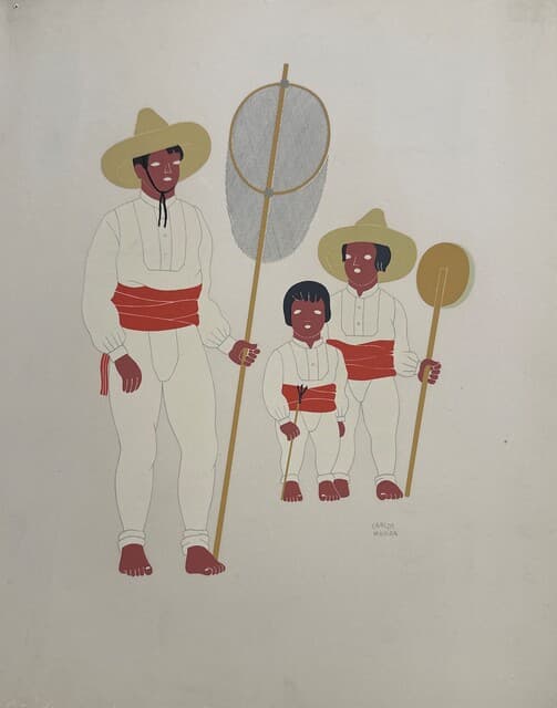 Custom of Mexico Series de Carlos Merida