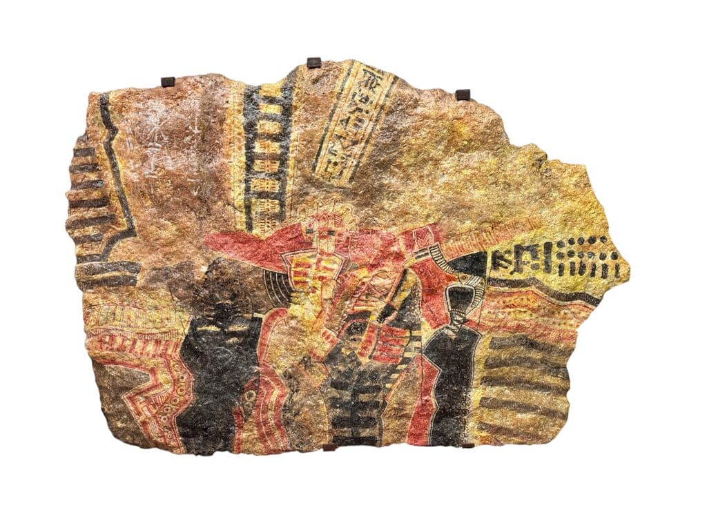Stone de Ismael Guardado - Painted stone, 1990s -2000s