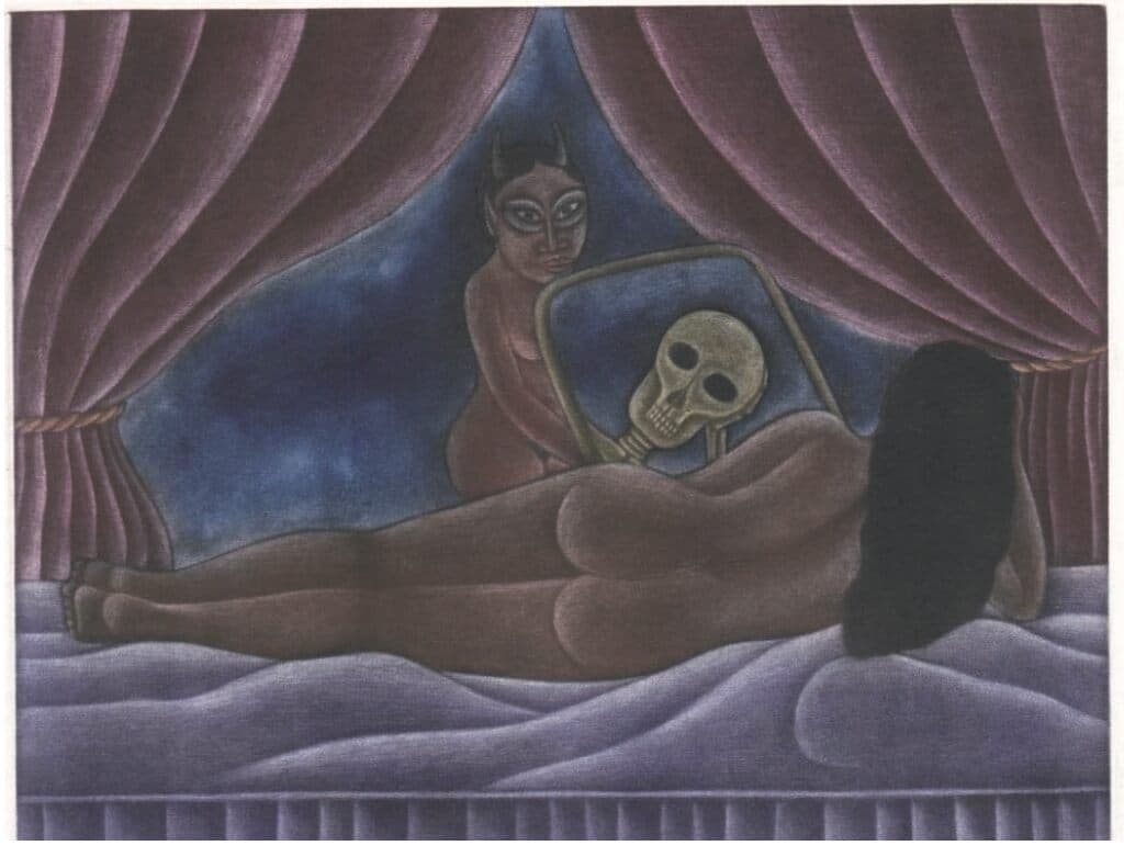 Espejo de la Vida de Juan Alcazar Mendez - Engraving, 1987