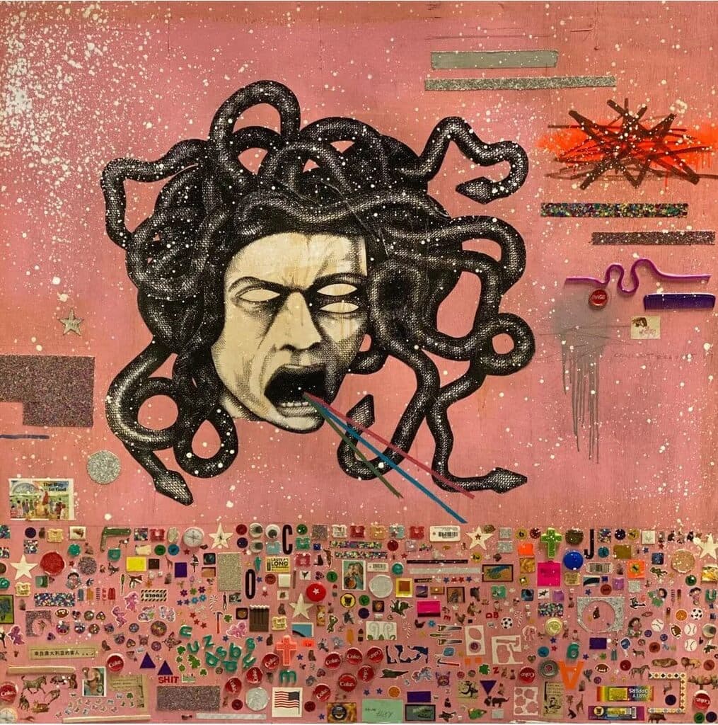 Medusa Coca Cola de The Date Farmers - Mixed media, 2010s