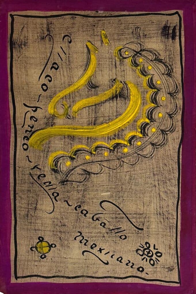 Caballito de Jesus "Chucho" Reyes Ferreira - Gouache on cardboard, 1950s