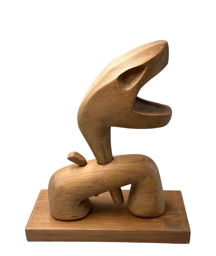 El Animal Herido de Mathias Goeritz - Hand carved wood, 1951