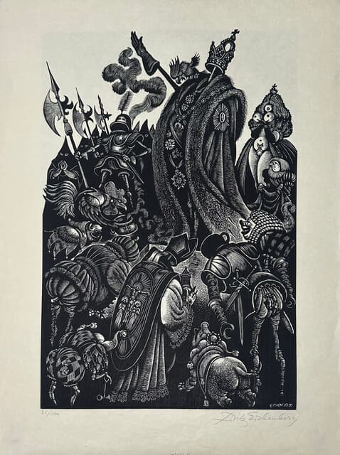 The Follies of the Court de Fritz Eichenberg
