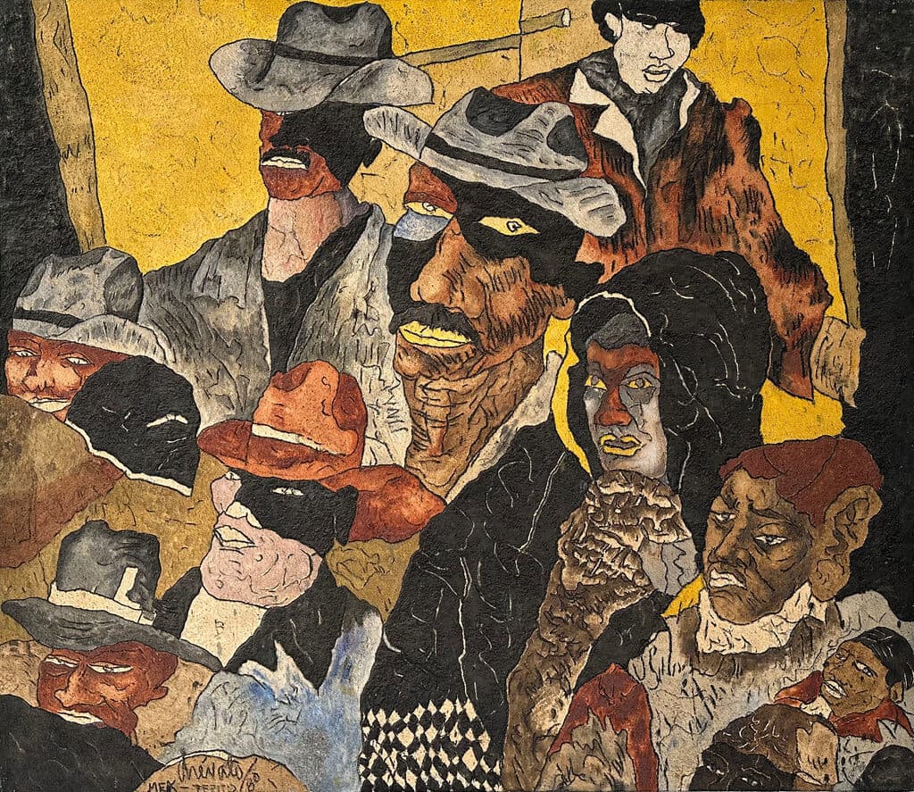 Mex-Tepito de Javier Arevalo - Mixed Media, 1980