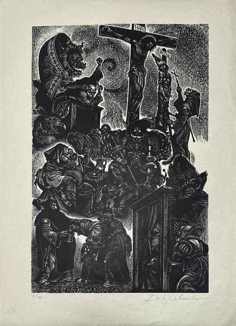 The Follies of the Monks de Fritz Eichenberg
