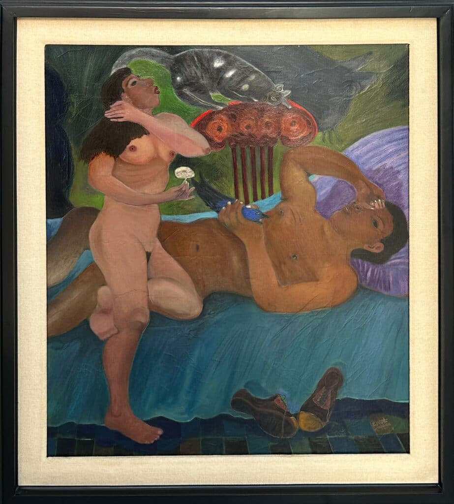 Pareja de Luis Valsoto - Oil on canvas