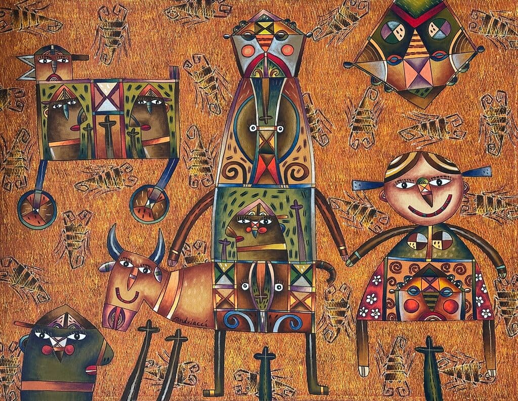 Sin título de Fernando Andriacci - Oil on canvas, 2000s-2010s