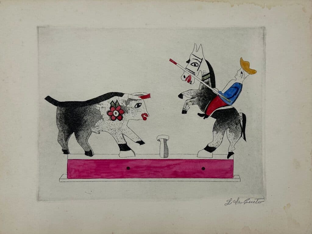 Títeres Populares Mexicanos de Lola Cueto - Etching, 1947