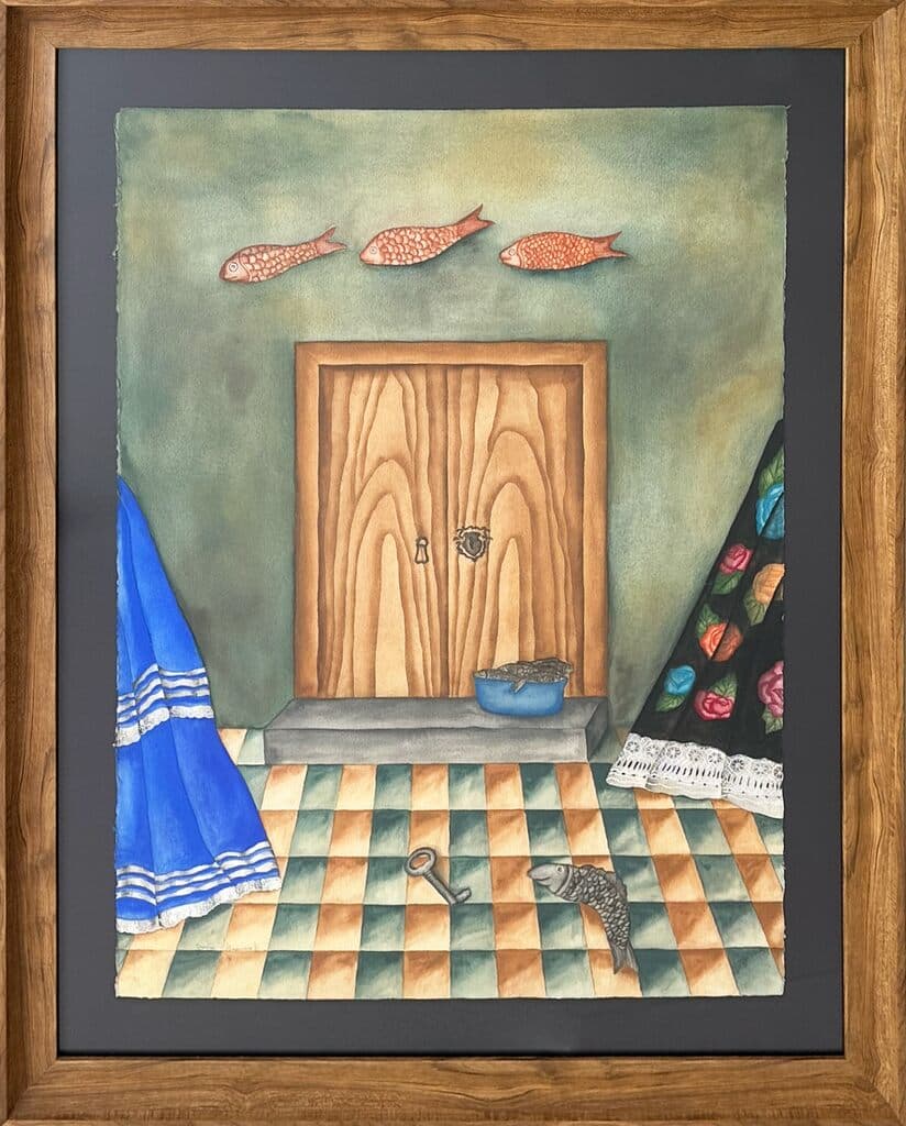 Sin título de Irma Guerrero - Watercolor on paper, 1990s-2000s