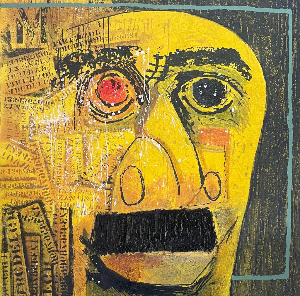 Autoretrato de Vladimir Cora - Silkscreen, 2022-2026