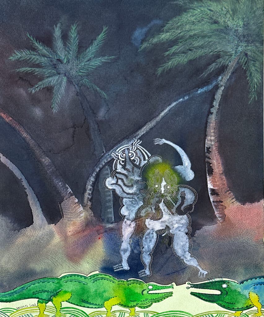 Sin título de Ernesto Loza - Mixed Media on paper, 2020s