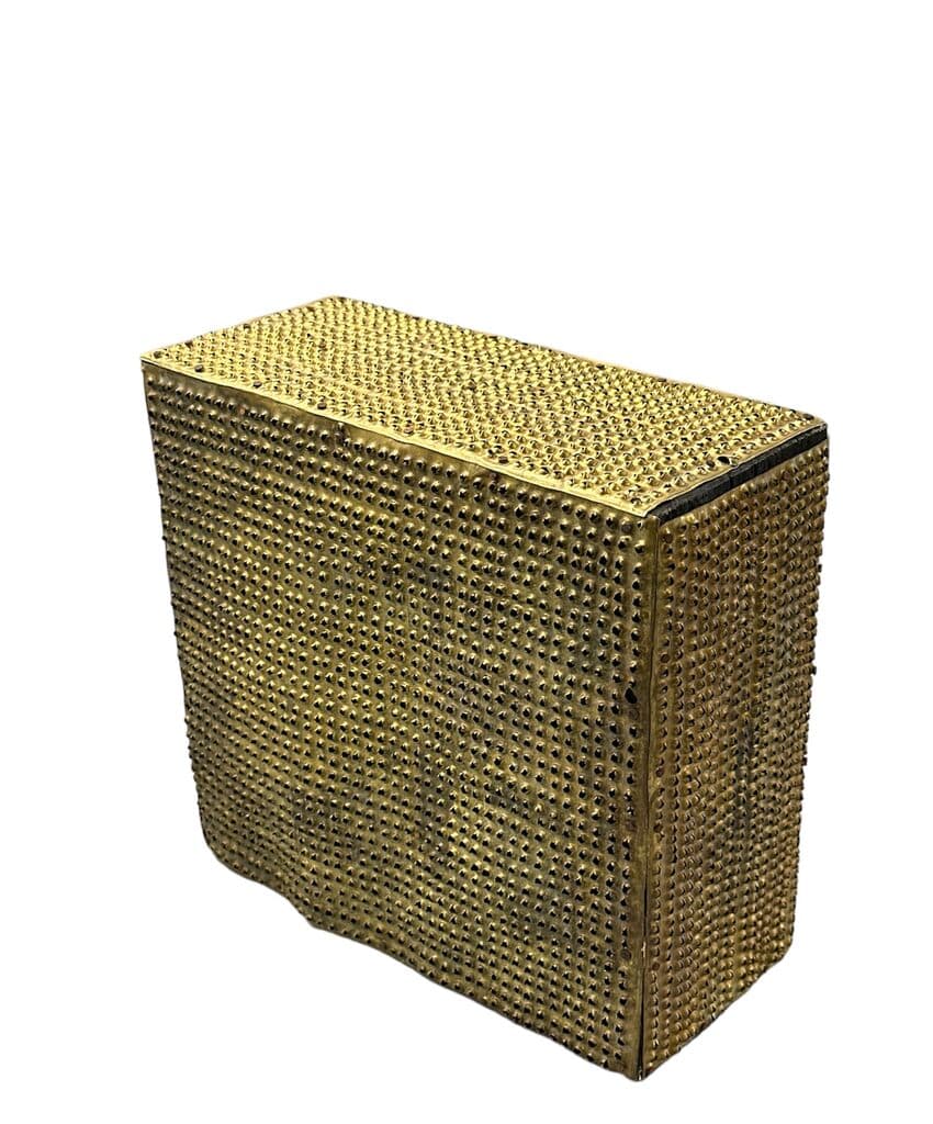 Mensaje de Mathias Goeritz - Perforated metal sheet on wood, 1960´s