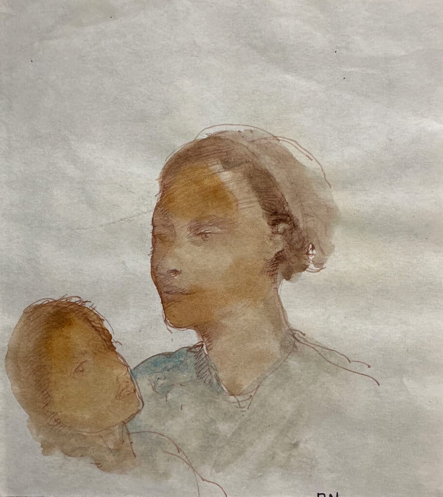 Sin título de Roberto Marquez - Aquatint on paper, 1990s