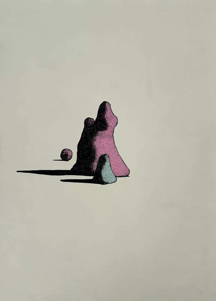 Landscape de Daniel Resendiz - Ink on paper, 2023