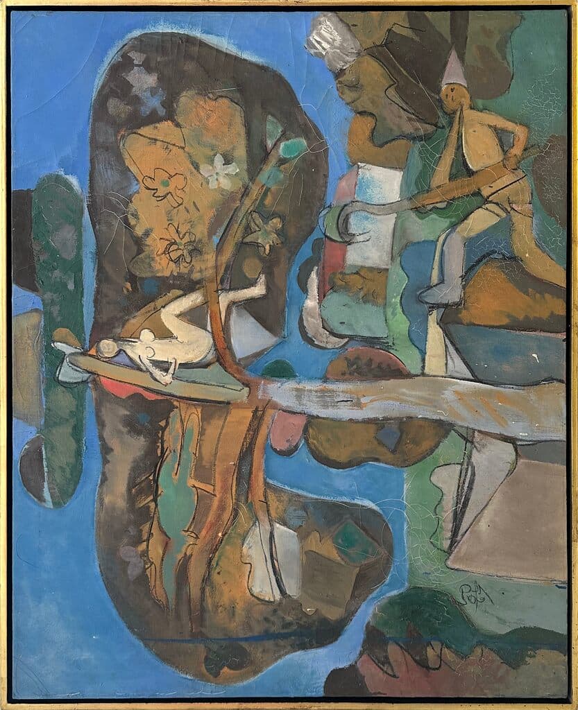 Árbol de la Vida de Roger Von Gunten - Oil on canvas, 1967