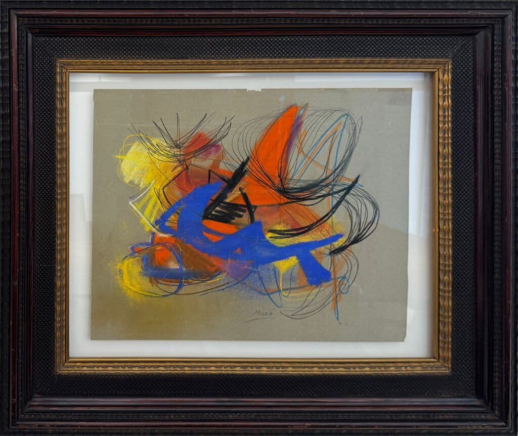 Sin título de Joan Miró - Mixed media on paper