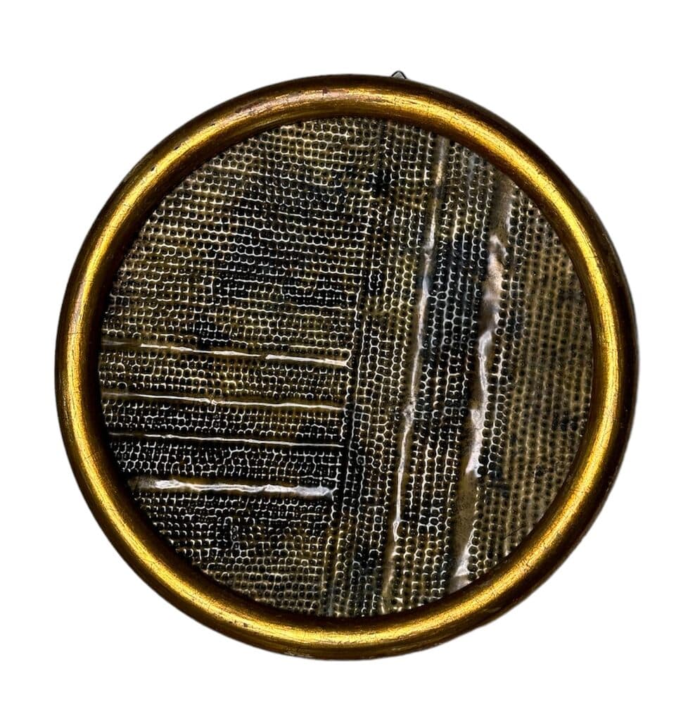 Mensaje de Mathias Goeritz - Hammered brass and metal fasteners on board, 1960´s