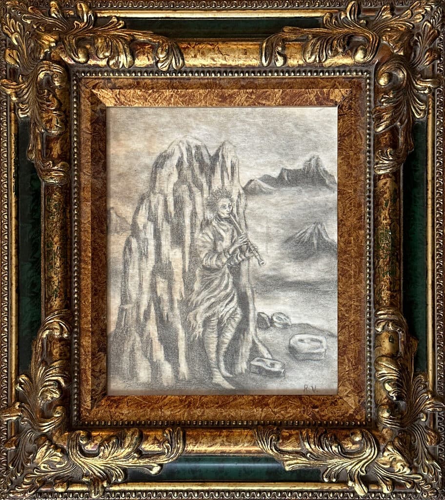 Estudio de Remedios Varo - Graphite on parchment, 1954