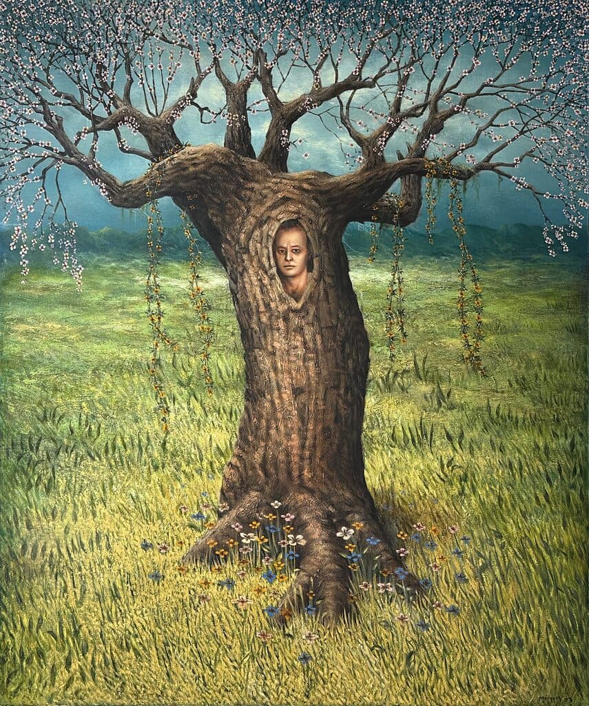 La Primavera Ilícita de Roberto Marquez - Oil on canvas, 2003