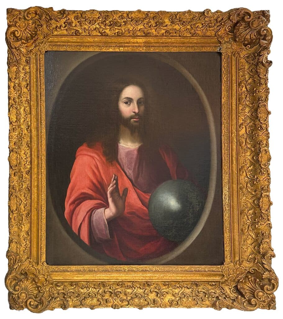 Salvatori Mundi de Bartolomé Esteban Murillo - Oil on canvas, Siglo XVII