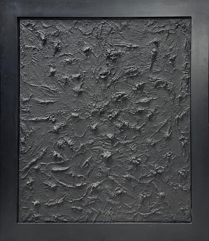 El Negro #58 de Beatriz Zamora - Mixed media on canvas, 1978