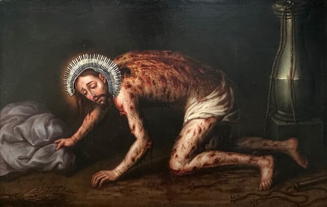 Struck and Wounded Jesus