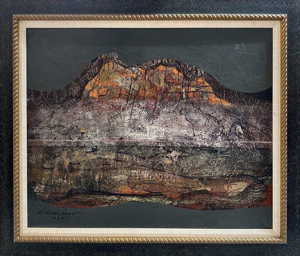 Paisaje de Guillermo Ceniceros - Acrilic on canvas, 1984