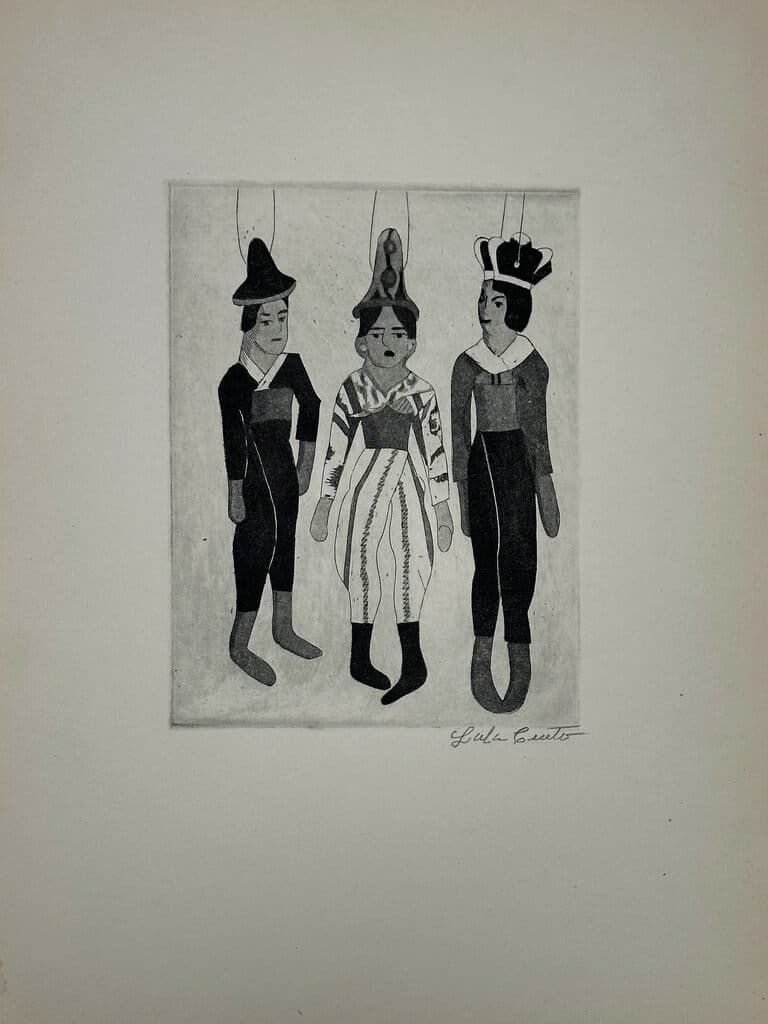 Títeres Populares Mexicanos de Lola Cueto - Etching, 1947