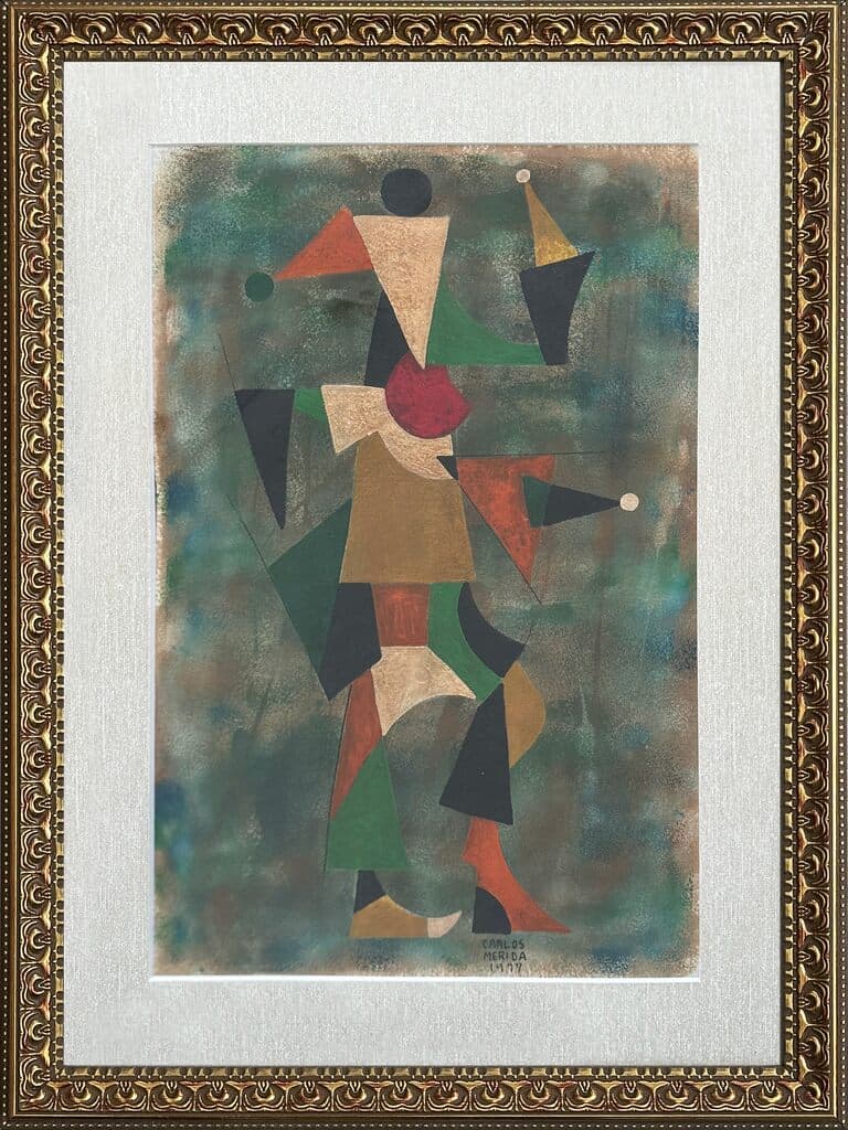 Sin título de Carlos Merida - Mixed media on paper, 1977