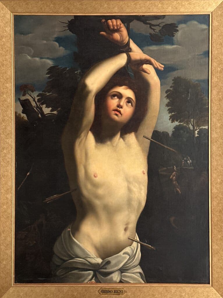 Copy of Guido, Saint Sebastian de Guido Reni - Oil on canvas, Siglo XVIII