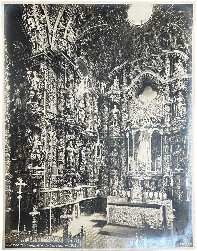 Tlaxcala: Colegiata de Ocotlán de Guillermo Kahlo - Gelatin on silver print, 1912