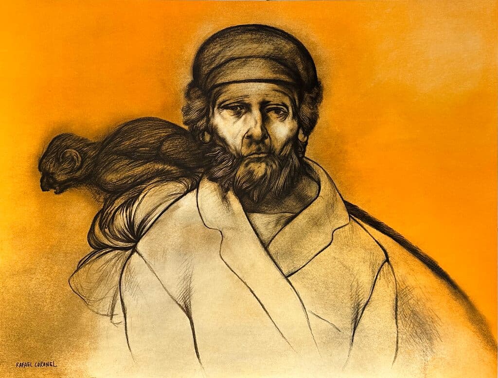 Portrait from Galeria de Arte Misrachi de Rafael Coronel - Offset Lithograph, signed in the plate, 1978
