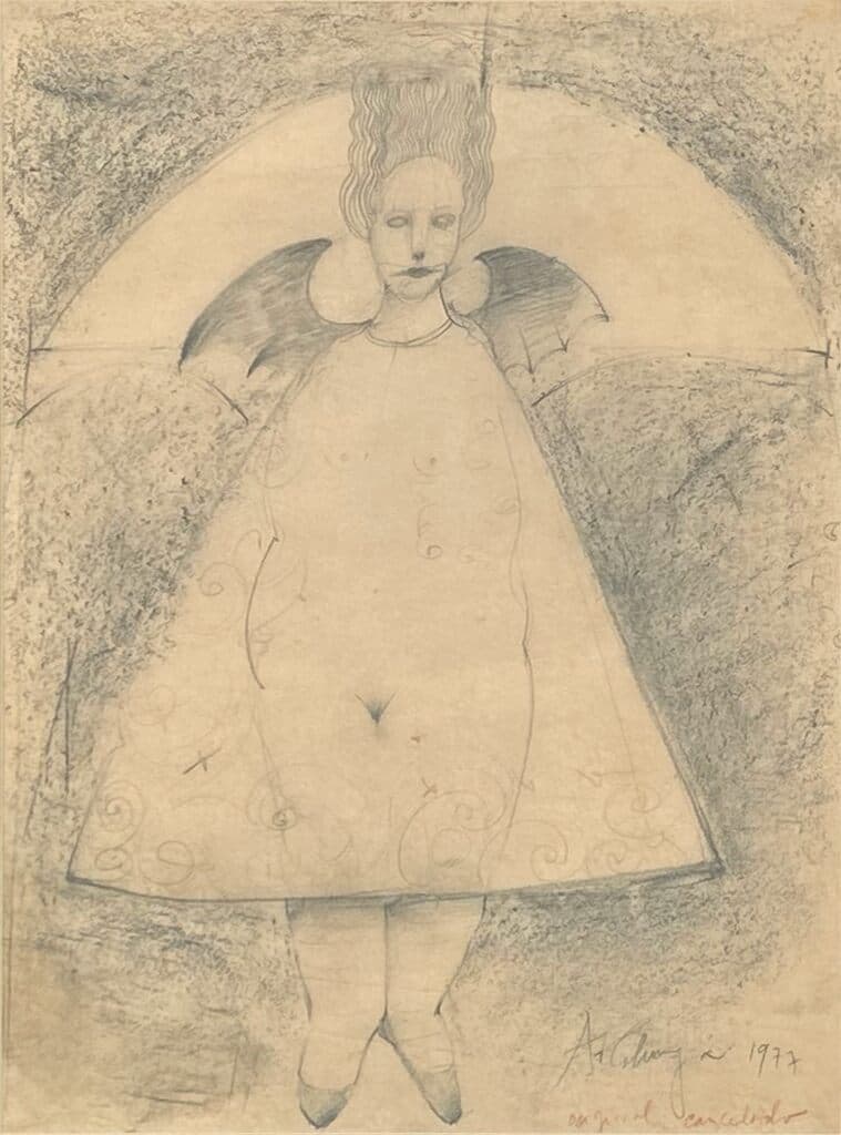 Diablillo de Alejandro Colunga - Graphite, 1977