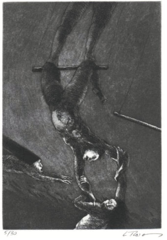 Sin título de Lilly Rosa - Engraving, 1990